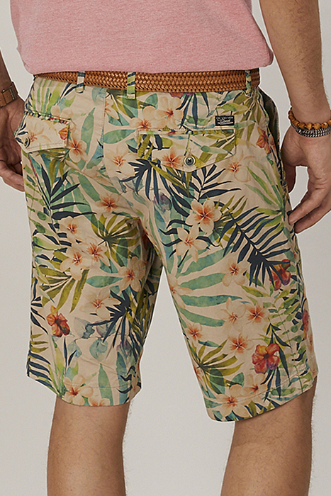 TROPIC FLOWERPRINT FANCY SHORT BROWN 3