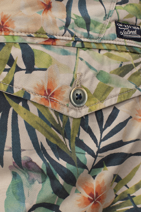 TROPIC FLOWERPRINT FANCY SHORT BROWN 6