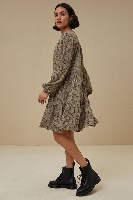 NONO OUTLINE FLOWER DRESS OUTLINE FLOWER PRINT 2