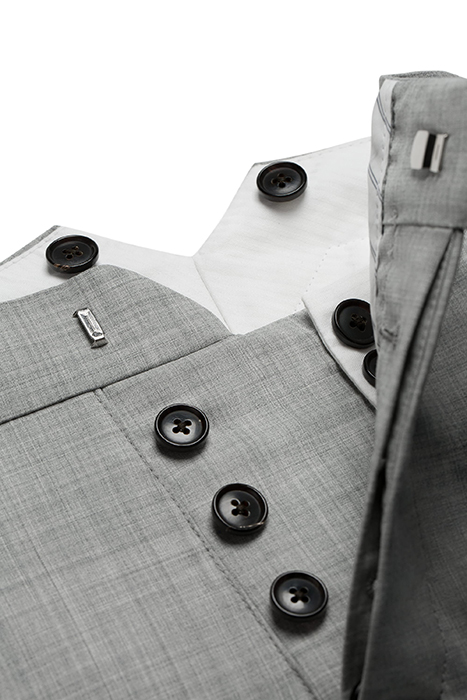 LIGHT GREY FISHTAIL BOLTON TROUSERS 3