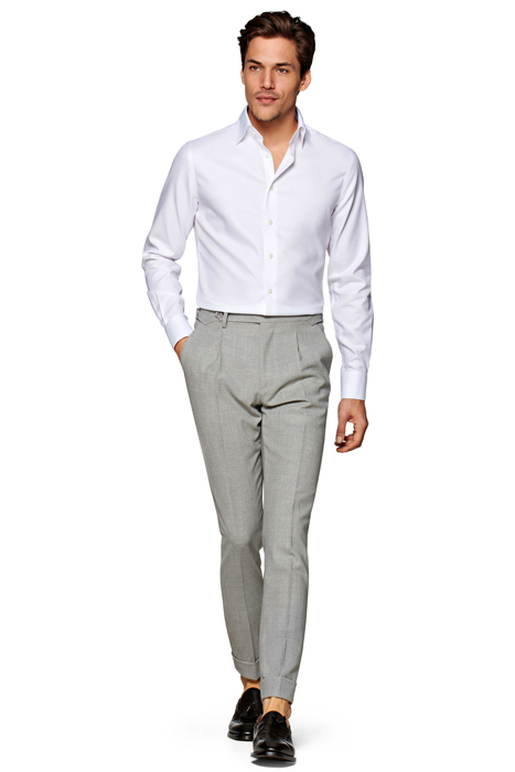 White Royal Oxford Slim Fit Shirt 4