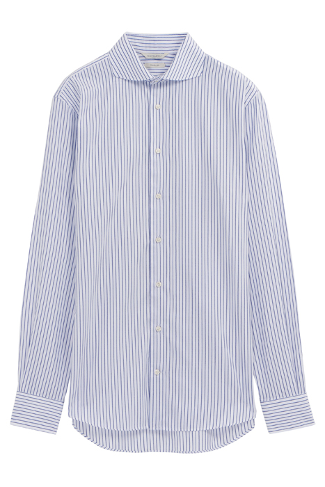 Navy Striped Extra Slim Fit Shirt 2