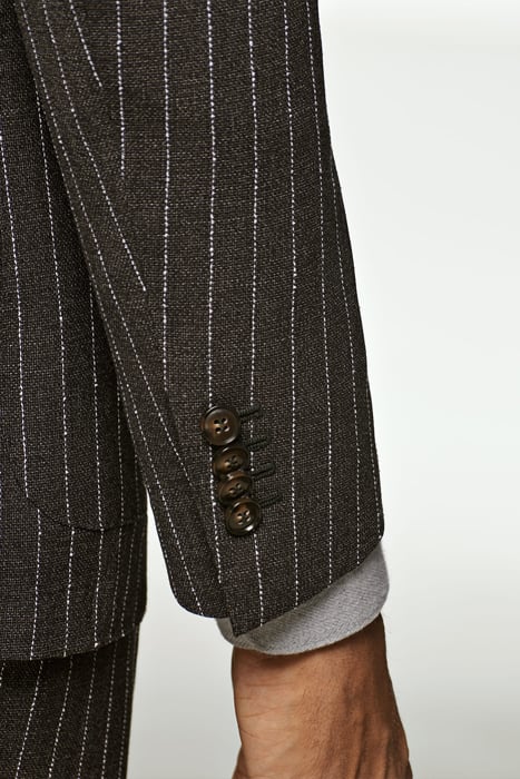 Dark Grey Striped Havana Suit 9