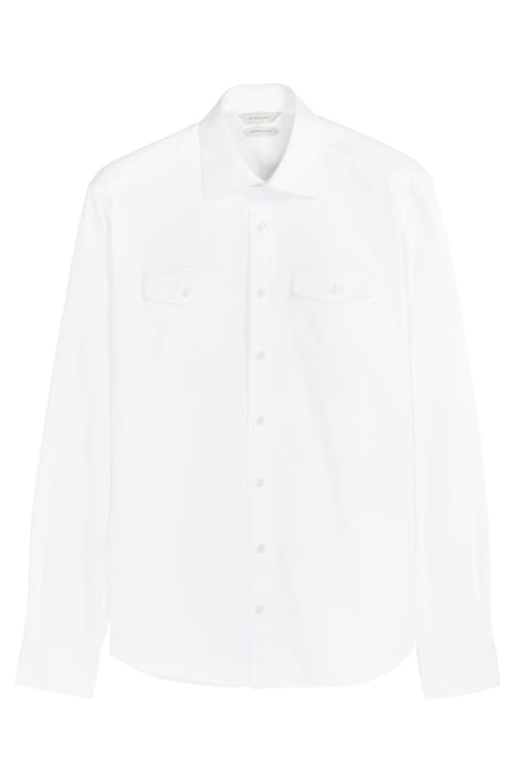 WHITE SLIM FIT SHIRT 2