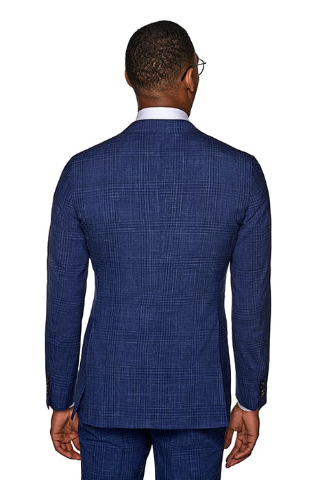 MID BLUE CHECKED HAVANA SUIT 5