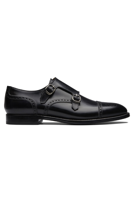 BLACK DOUBLE MONK STRAP 1