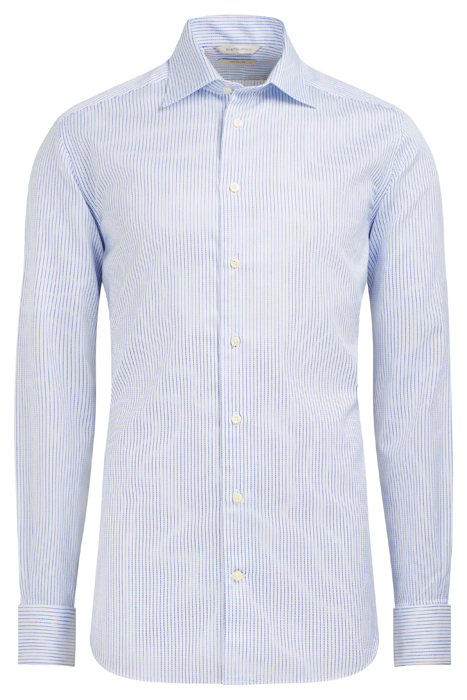 White Striped Slim Fit Shirt 2