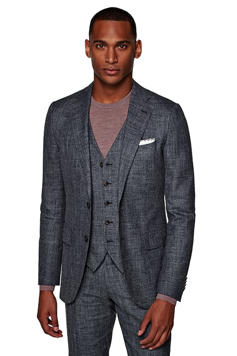 MID GREY THREE-PIECE LAZIO SUIT 4