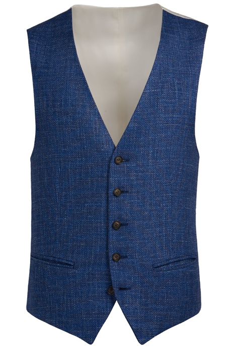 Mid Blue Waistcoat 2