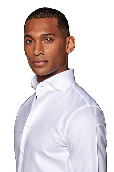WHITE PINPOINT OXFORD EXTRA SLIM FIT SHIRT 5