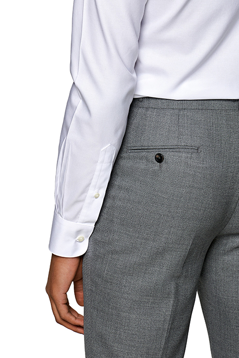 WHITE PINPOINT OXFORD EXTRA SLIM FIT SHIRT 7