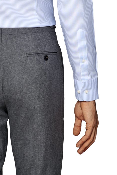 Light Blue Striped Extra Slim Fit Shirt 5