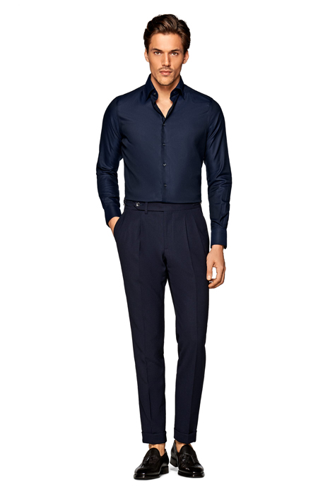 Navy Royal Oxford Extra Slim Fit Shirt 5