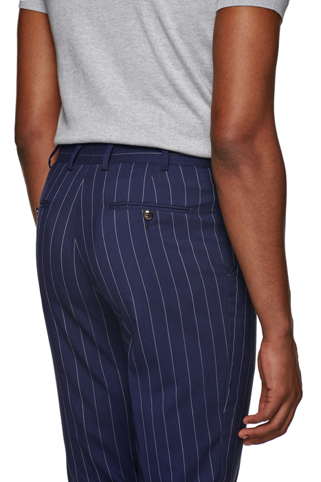 Mid Blue Striped Havana Suit 8