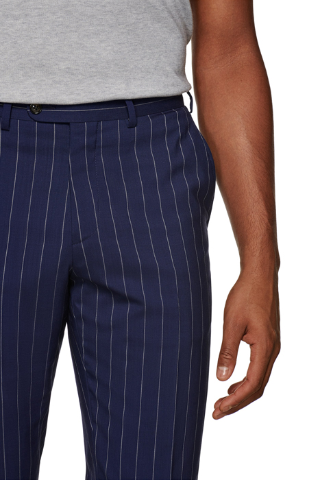 Mid Blue Striped Havana Suit 9