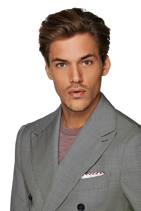 Mid Grey Houndstooth Havana Suit 6