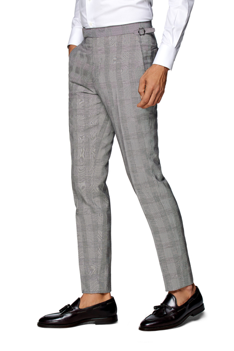 Mid Grey Checked Washington Suit 2