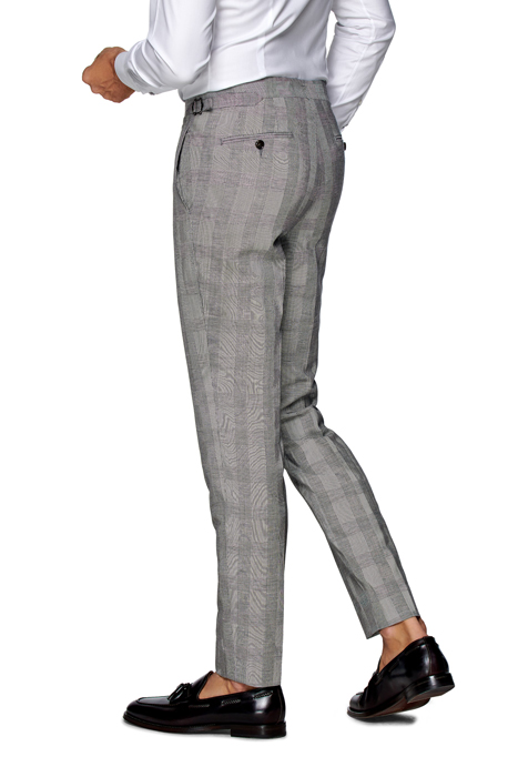 Mid Grey Checked Washington Suit 3