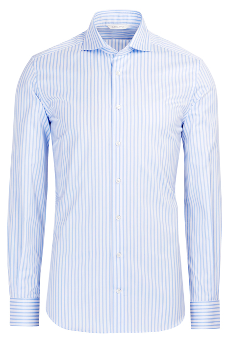 Light Blue Striped Slim Fit Shirt 2
