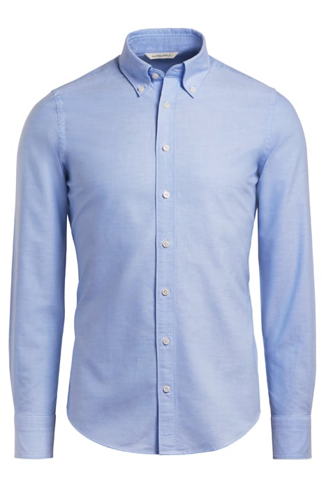 Light Blue Royal Oxford Slim Fit Shirt 2
