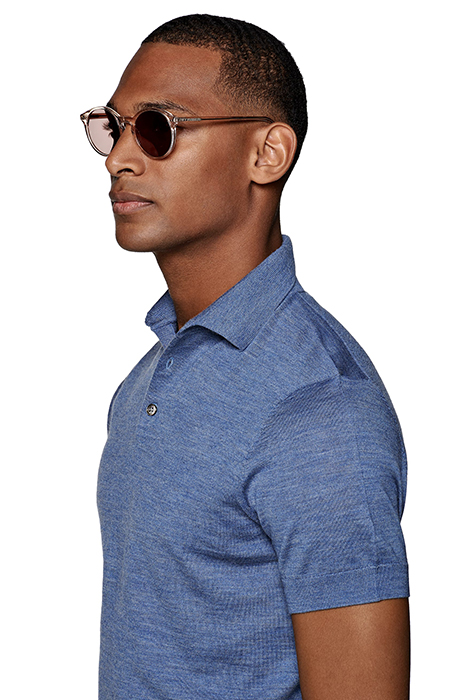 MID BLUE POLO SHIRT 6