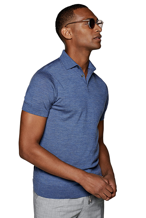MID BLUE POLO SHIRT 5