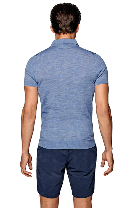 MID BLUE POLO SHIRT 3