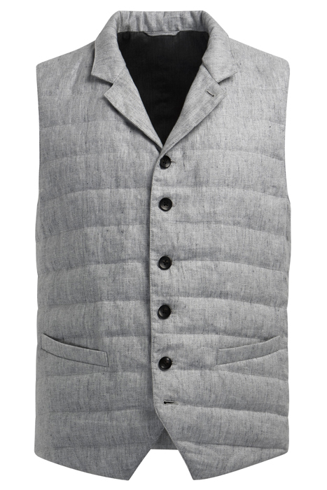 LIGHT GREY DOWN VEST 2