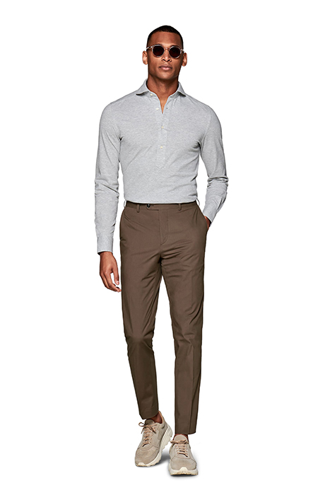 TAUPE SOHO TROUSERS 3