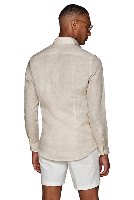 Light Brown Extra Slim Fit Popover 3
