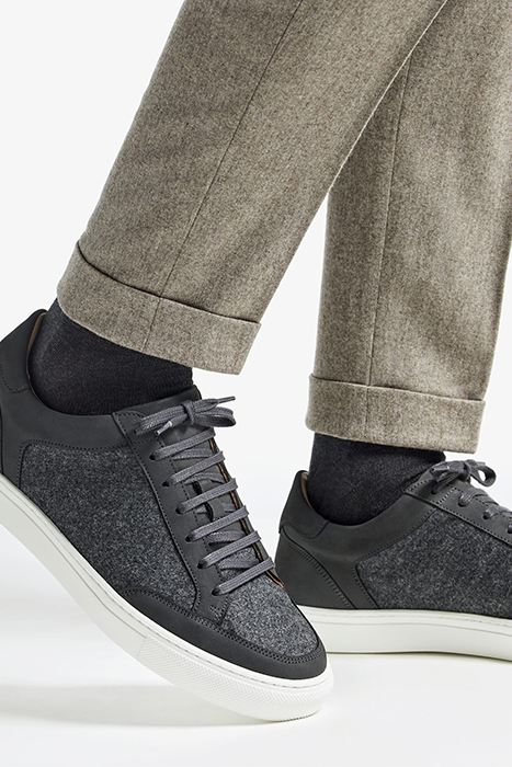 Grey Combi Sneaker 4