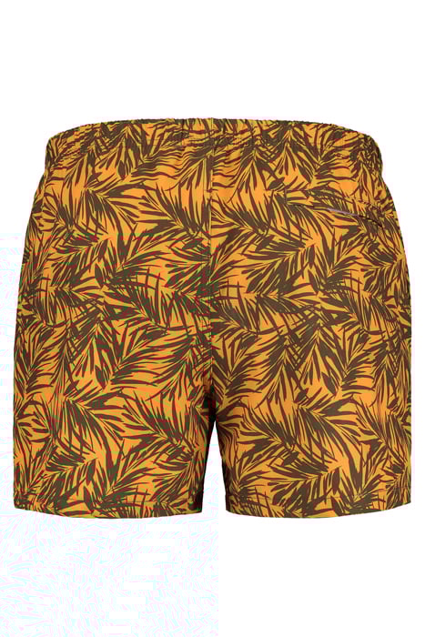 MEN SWIM SHORT BAMBOO 4-WAY STRETCH MARIGOLD ORANGE 6
