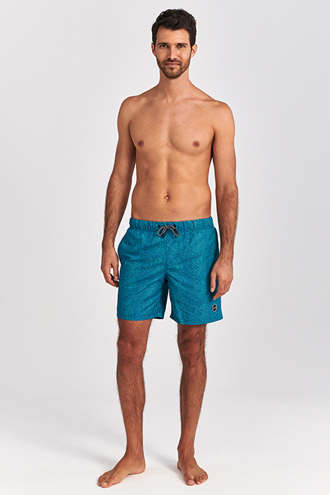 MEN SWIM SHORT MINIMAL MICRO PEACH DEEP LAGOON BLUE 3
