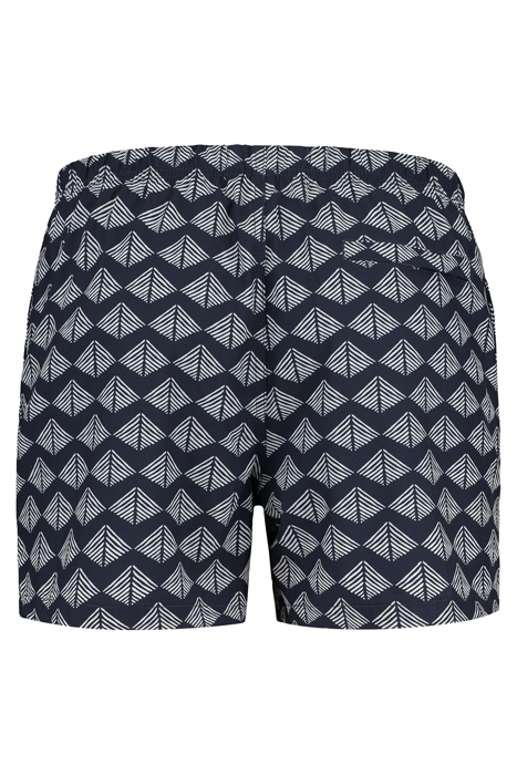MEN SWIMSHORT PYRAMID 4-WAY STRETCH DARK NAVY BLUE 5