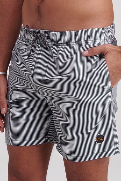 MEN SWIMSHORT SKINNY STRIPE CILANTRO GREEN 6