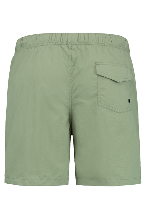 MEN SWIMSHORT NICK NYLON SOLID HEDGE GREEN 6