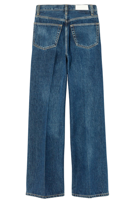 70S ULTRA HIGH RISE WIDE LEG RUSTIC INDIGO 2