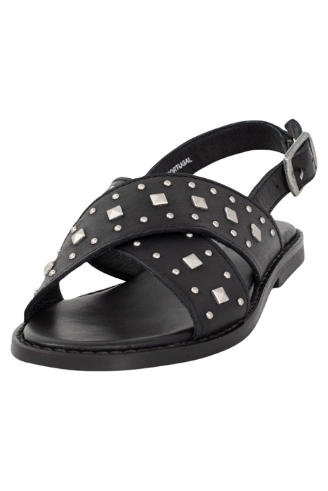 GIRLS’ BLACK STUDDED SANDALS 5