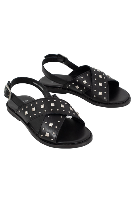 GIRLS’ BLACK STUDDED SANDALS 2