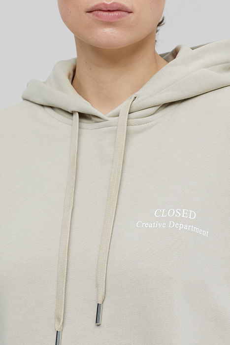 WOMEN PRINTED HOODIE T-SHIRTS GRAIN BEIGE 3