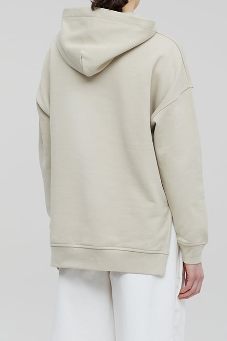 WOMEN PRINTED HOODIE T-SHIRTS GRAIN BEIGE 2