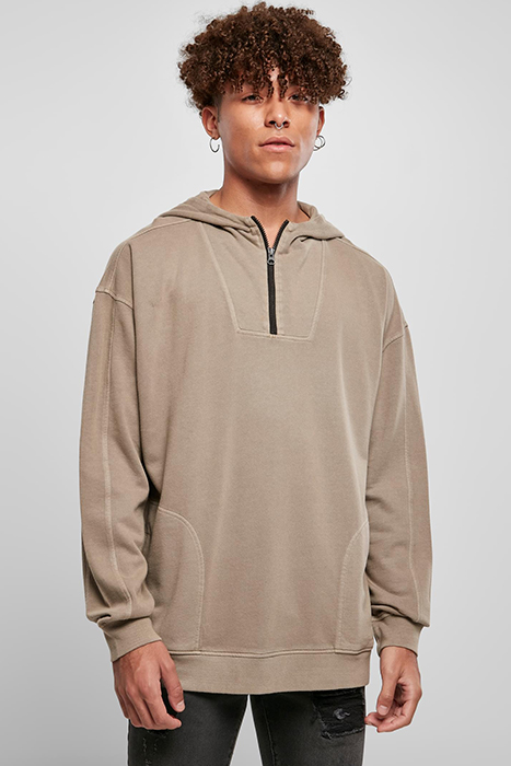 OVERDYED CAMP HOODY DARKKHAKI 2