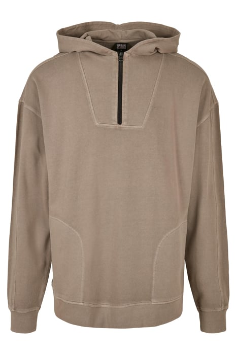 OVERDYED CAMP HOODY DARKKHAKI 1