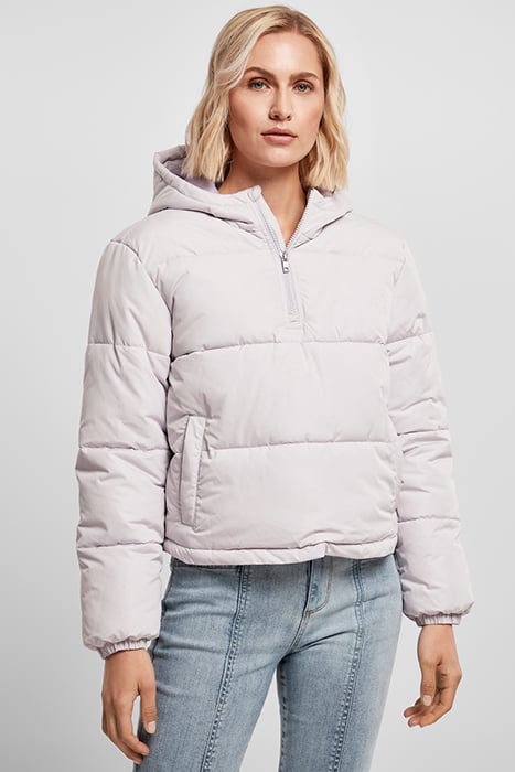 LADIES PUFFER PULL OVER JACKET SOFTLILAC 2