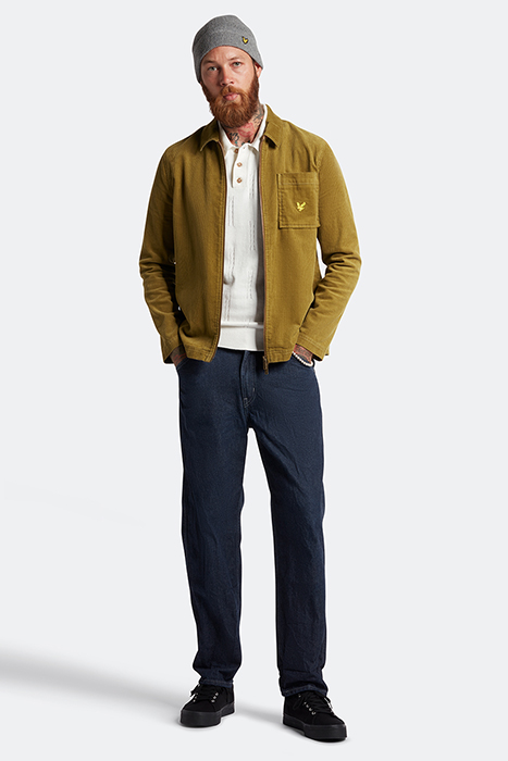 CORD OVERSHIRT W738 HARNESS BROWN 3