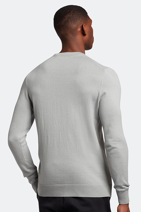 COTTON MERINO CREW JUMPER W700 AWAY BLUE 2