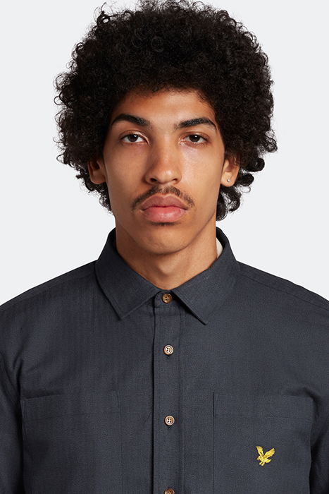 MELTON SHIRT Z271 DARK NAVY 4