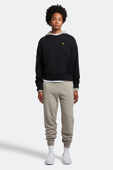 TEXTURED PANEL SWEATSHIRT Z865 JET BLACK 3