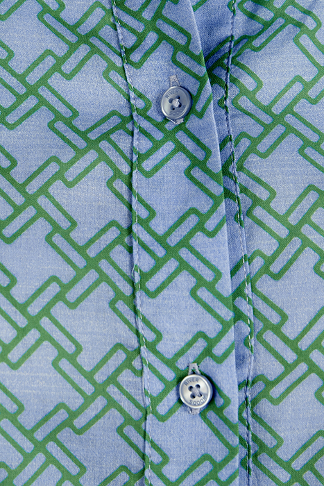 LONG DRESS LS VOLANTS BLUE 5