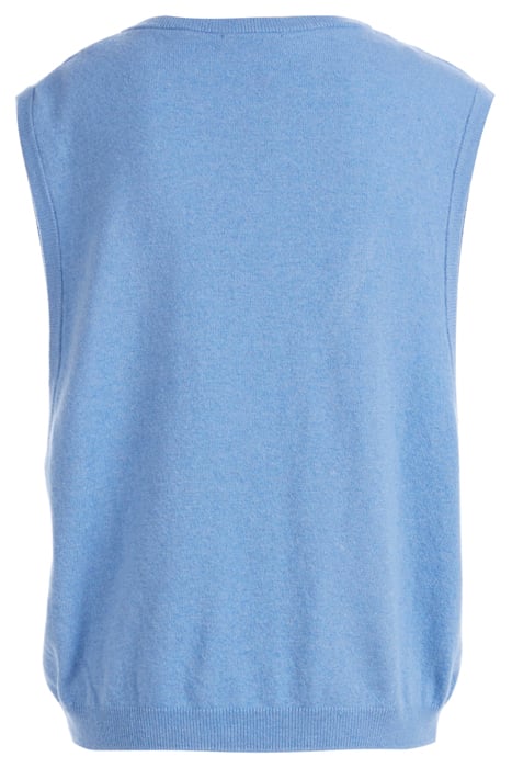 BASIC V-NECK SLIP-OVER BLUE 5